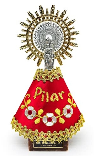 Manto Pilar rojo16 cm altura