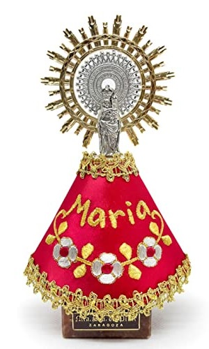 Manto María rojo16 cm altura