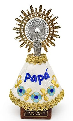 Manto Papá blanco 16 cm altura