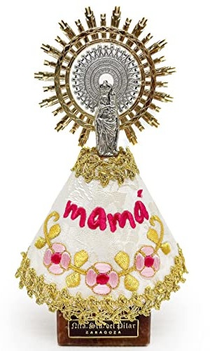 Manto Mamá blanco 16 cm altura